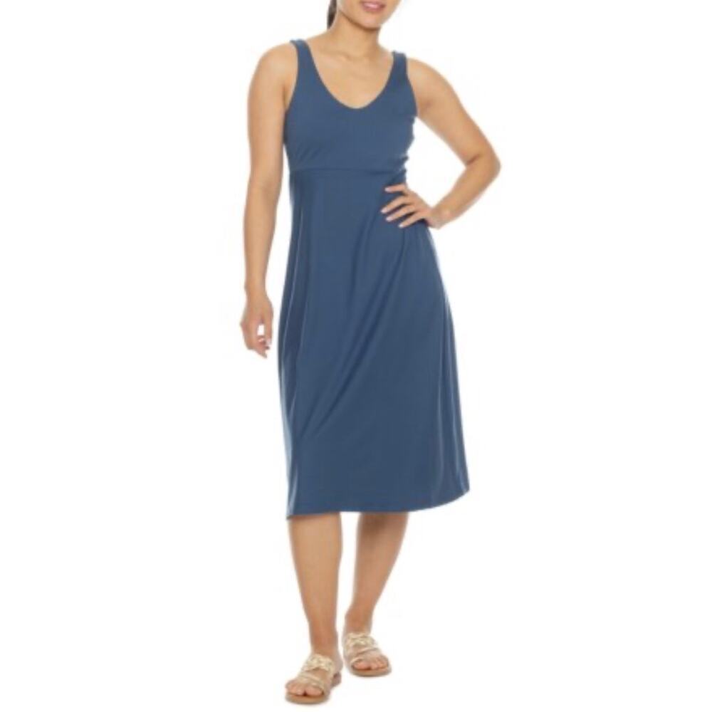 Eddie Bauer Tank Dress Rust Orange Women Size M